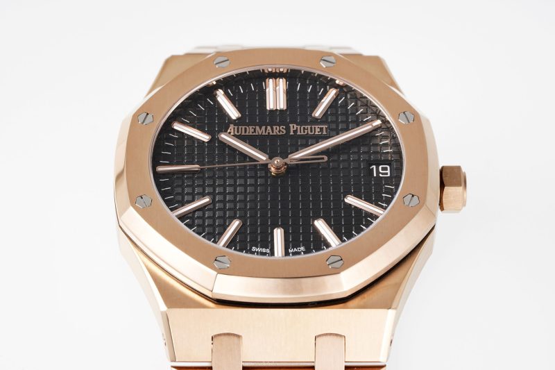 Audemars Piguet Royal Oak Rose Gold And Black Watch