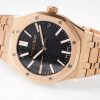 Audemars Piguet Royal Oak Rose Gold And Black Watch