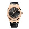 Audemars Piguet Royal Oak Rose Gold And Black Watch