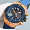 HUBLOT BIG BANG 42MM UNICO KING GOLD BLUE