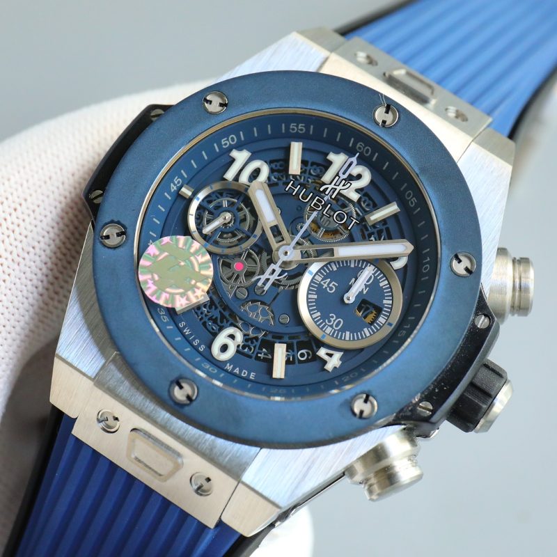 HUBLOT BIG BANG 42MM UNICO KING TITANIUM BLUE