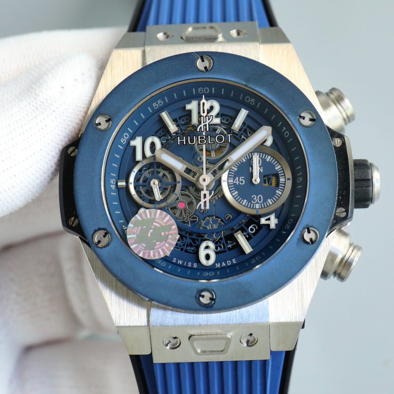 HUBLOT BIG BANG 42MM UNICO KING TITANIUM BLUE