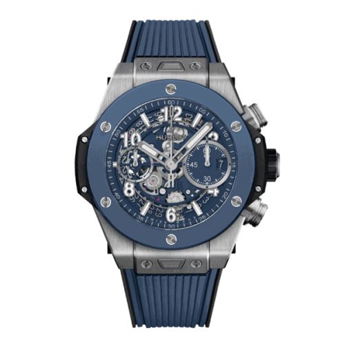 HUBLOT BIG BANG 42MM UNICO KING TITANIUM BLUE