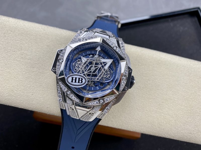 HUBLOT BIG BANG SANG BLEU II TITANIUM BLUE 45MM