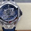 HUBLOT BIG BANG SANG BLEU II TITANIUM BLUE 45MM