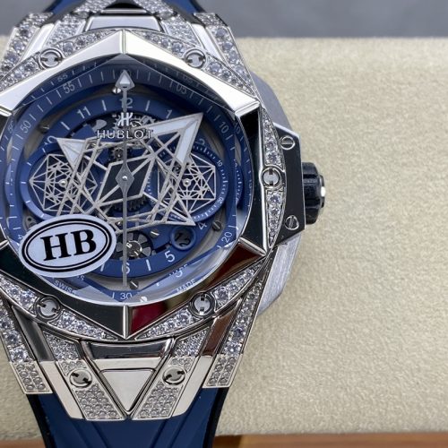 HUBLOT BIG BANG SANG BLEU II TITANIUM BLUE 45MM