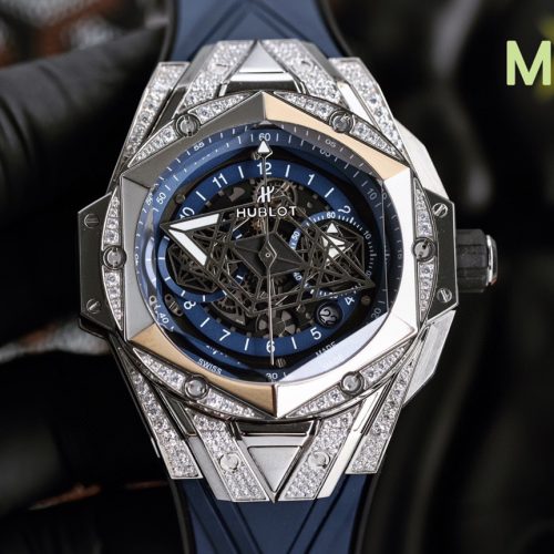 HUBLOT BIG BANG SANG BLEU II TITANIUM BLUE DIAL 45MM