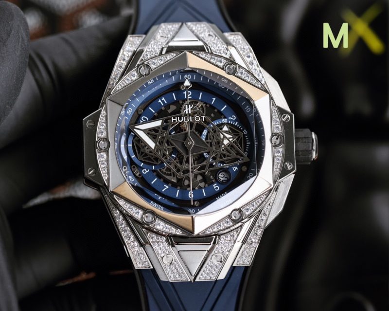 HUBLOT BIG BANG SANG BLEU II TITANIUM BLUE DIAL 45MM