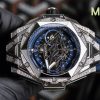 HUBLOT BIG BANG SANG BLEU II TITANIUM BLUE DIAL 45MM
