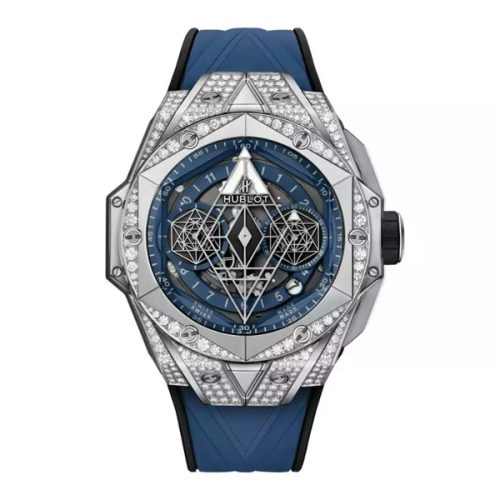 HUBLOT BIG BANG SANG BLEU II TITANIUM BLUE DIAL 45MM