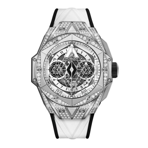 HUBLOT BIG BANG SANG BLEU II TITANIUM WHITE 45MM
