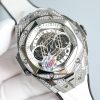 HUBLOT BIG BANG SANG BLEU II TITANIUM WHITE PAVE 45MM