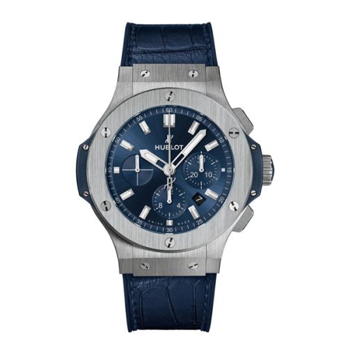 HUBLOT BIG BANG STAINLESS STEEL CHRONOGRAPH WATCH 44MM