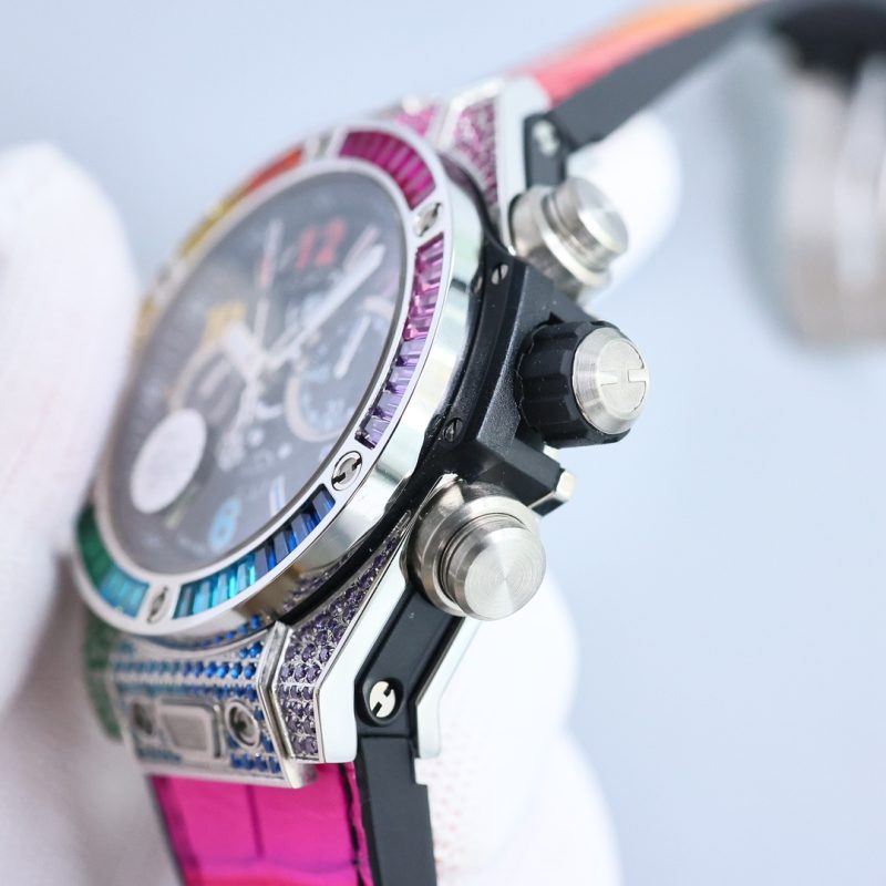 HUBLOT BIG BANG UNICO TITANIUM RAINBOW 42MM
