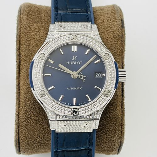 HUBLOT CLASSIC FUSION TITANIUM DIAMONDS 42MM