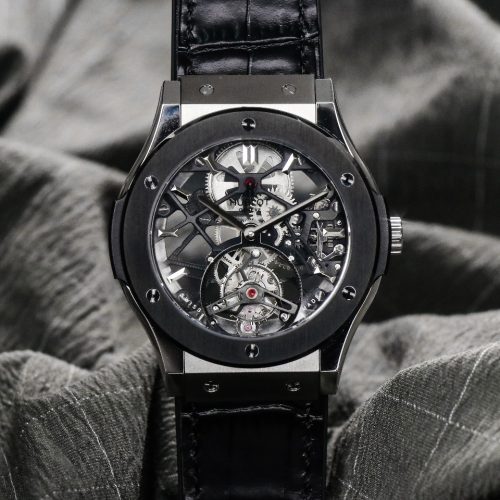 HUBLOT CLASSIC FUSION TOURBILLON WATCH