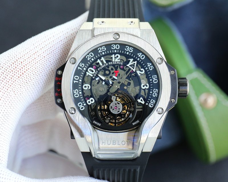 HUBLOT MP-13 TOURBILLON DUAL-AXIS WATCH 44MM