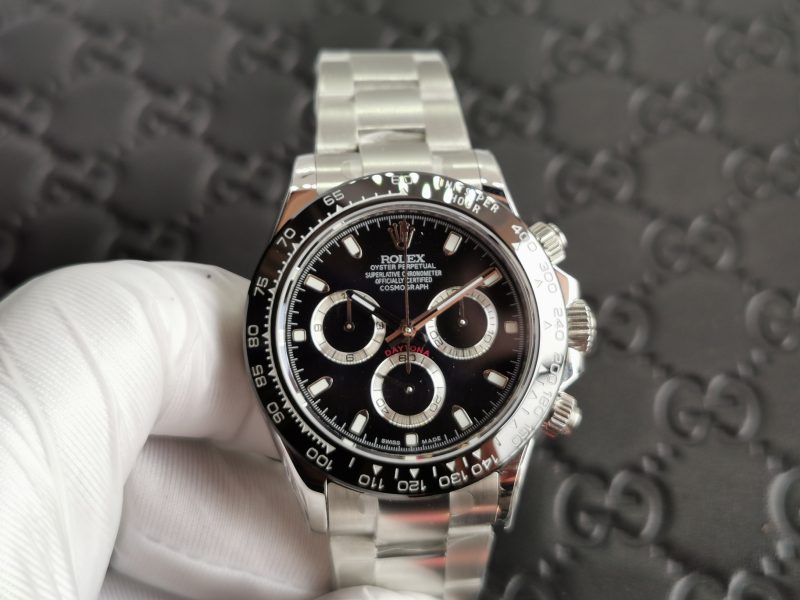 ROLEX COSMOGRAPH DAYTONA BLACK DIAL WATCH