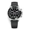 ROLEX COSMOGRAPH DAYTONA BLACK DIAMOND DIAL WATCH