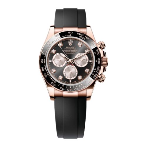 ROLEX COSMOGRAPH DAYTONA DIAMOND EVEROSE GOLD WATCH