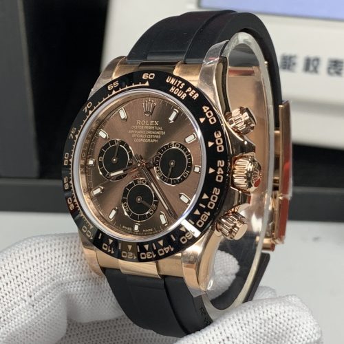 ROLEX COSMOGRAPH DAYTONA ROSE GOLD CHOCOLATE DIAL WATCH