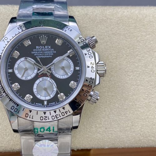 ROLEX COSMOGRAPH DAYTONA WHITE GOLD DIAMONDS WATCH