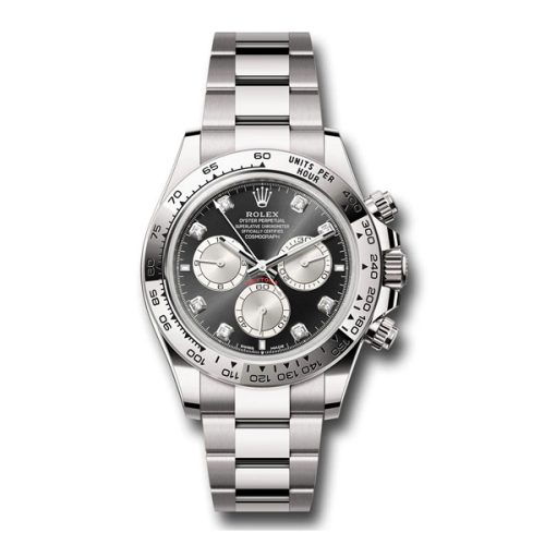 ROLEX COSMOGRAPH DAYTONA WHITE GOLD DIAMONDS WATCH