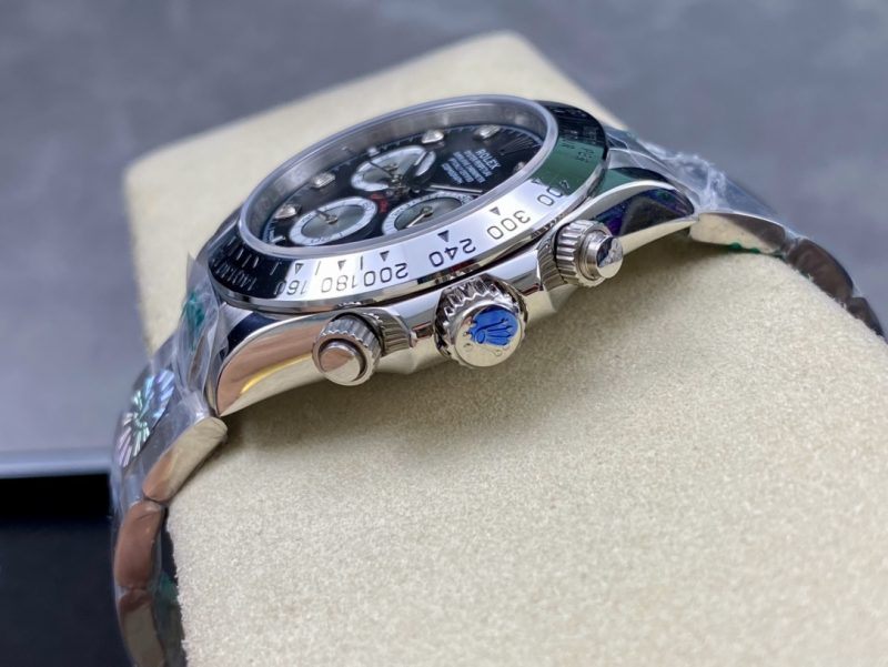 ROLEX COSMOGRAPH DAYTONA WHITE GOLD DIAMONDS WATCH