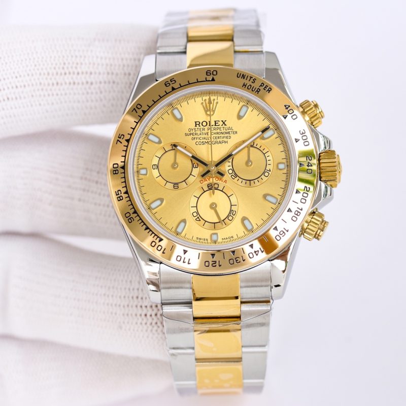 ROLEX COSMOGRAPH DAYTONA YELLOW GOLD WATCH