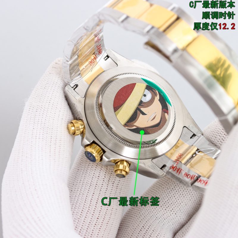 ROLEX COSMOGRAPH DAYTONA YELLOW GOLD WHITE DIAL WATCH