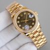 ROLEX DATEJUST 31 DARK GREY DIAL PRESIDENT BRACELET WATCH