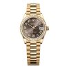 ROLEX DATEJUST 31 DARK GREY DIAL PRESIDENT BRACELET WATCH