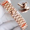 ROLEX DATEJUST 31 EVEROSE GOLD AND DIAMONDS WATCH