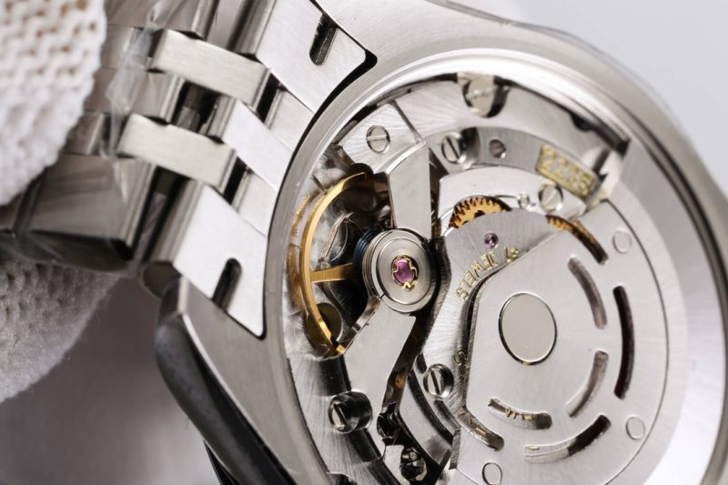 ROLEX DATEJUST 31 OYSTERSTEEL AND WHITE GOLD WATCH