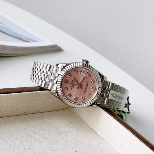 ROLEX DATEJUST 31 OYSTERSTEEL AND WHITE GOLD WATCH