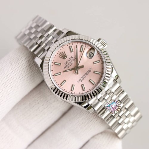 ROLEX DATEJUST 31 OYSTERSTEEL AND WHITE GOLD WATCH