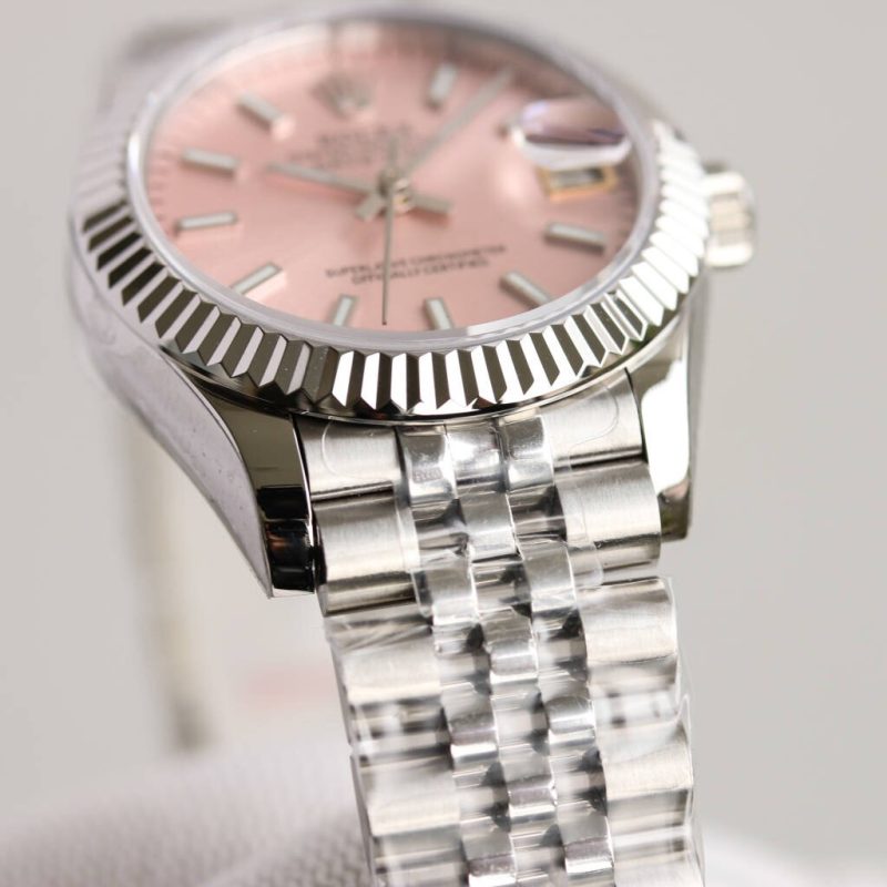 ROLEX DATEJUST 31 OYSTERSTEEL AND WHITE GOLD WATCH