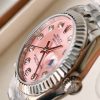 ROLEX DATEJUST 31 OYSTERSTEEL AND WHITE GOLD WATCH