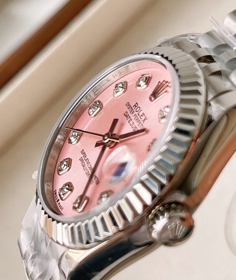 ROLEX DATEJUST 31 OYSTERSTEEL AND WHITE GOLD WATCH
