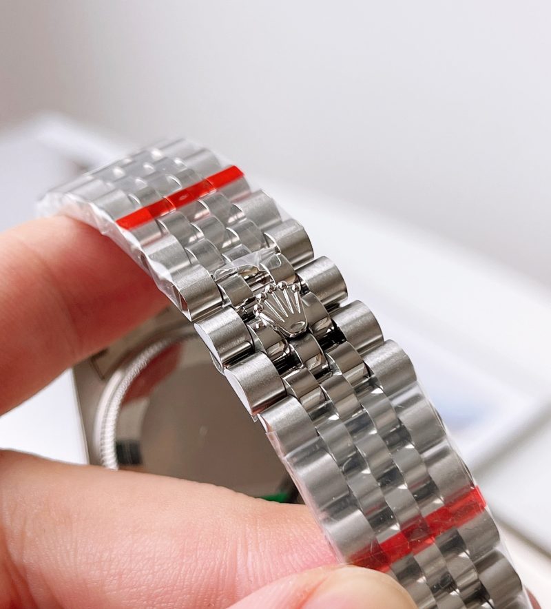 ROLEX DATEJUST 31 OYSTERSTEEL AND WHITE GOLD WATCH