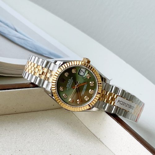 ROLEX DATEJUST 31 OYSTERSTEEL AND YELLOW GOLD WATCH