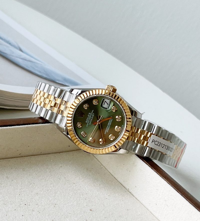 ROLEX DATEJUST 31 OYSTERSTEEL AND YELLOW GOLD WATCH