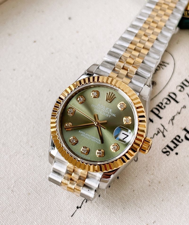 ROLEX DATEJUST 31 OYSTERSTEEL AND YELLOW GOLD WATCH