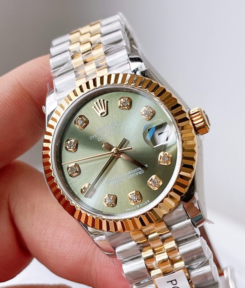 ROLEX DATEJUST 31 OYSTERSTEEL AND YELLOW GOLD WATCH