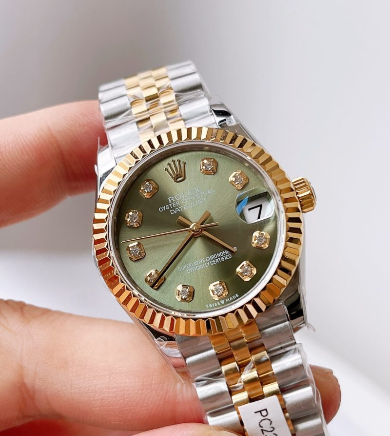 ROLEX DATEJUST 31 OYSTERSTEEL AND YELLOW GOLD WATCH