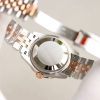 ROLEX DATEJUST 31 STAINLESS STEEL AND ROSE GOLD SLATE DIAL WATCH