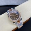 ROLEX DATEJUST 41 STEEL AND EVEROSE GOLD CHOCOLATE DIAL DIAL WATCH
