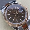 ROLEX DATEJUST 41 STEEL AND EVEROSE GOLD CHOCOLATE DIAL DIAL WATCH