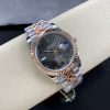 ROLEX DATEJUST 41MM SLATE GREY WIMBLEDON ROMAN DIAL WATCH
