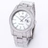 ROLEX DATEJUST 41MM ICED OUT DIAMONDS WATCH